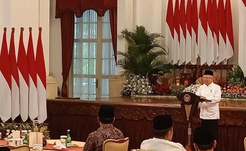 Wapres Kiai Ma’ruf Amin: Bicara Hukum Alam dan Syariah, Dalam Tausiyah Bukber di Istana Negara - RilisanMedia