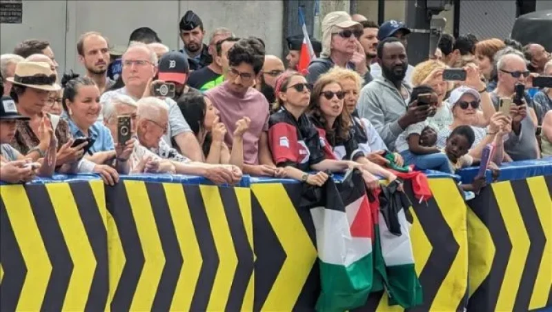 Penonton Olimpiade di Paris Tunjukkan Aksi Solidaritas Palestina - RilisanMedia